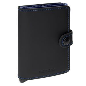 6537 Mini Wallet, Genuine Matte Leather, RFID Protection, Holds up to 12
